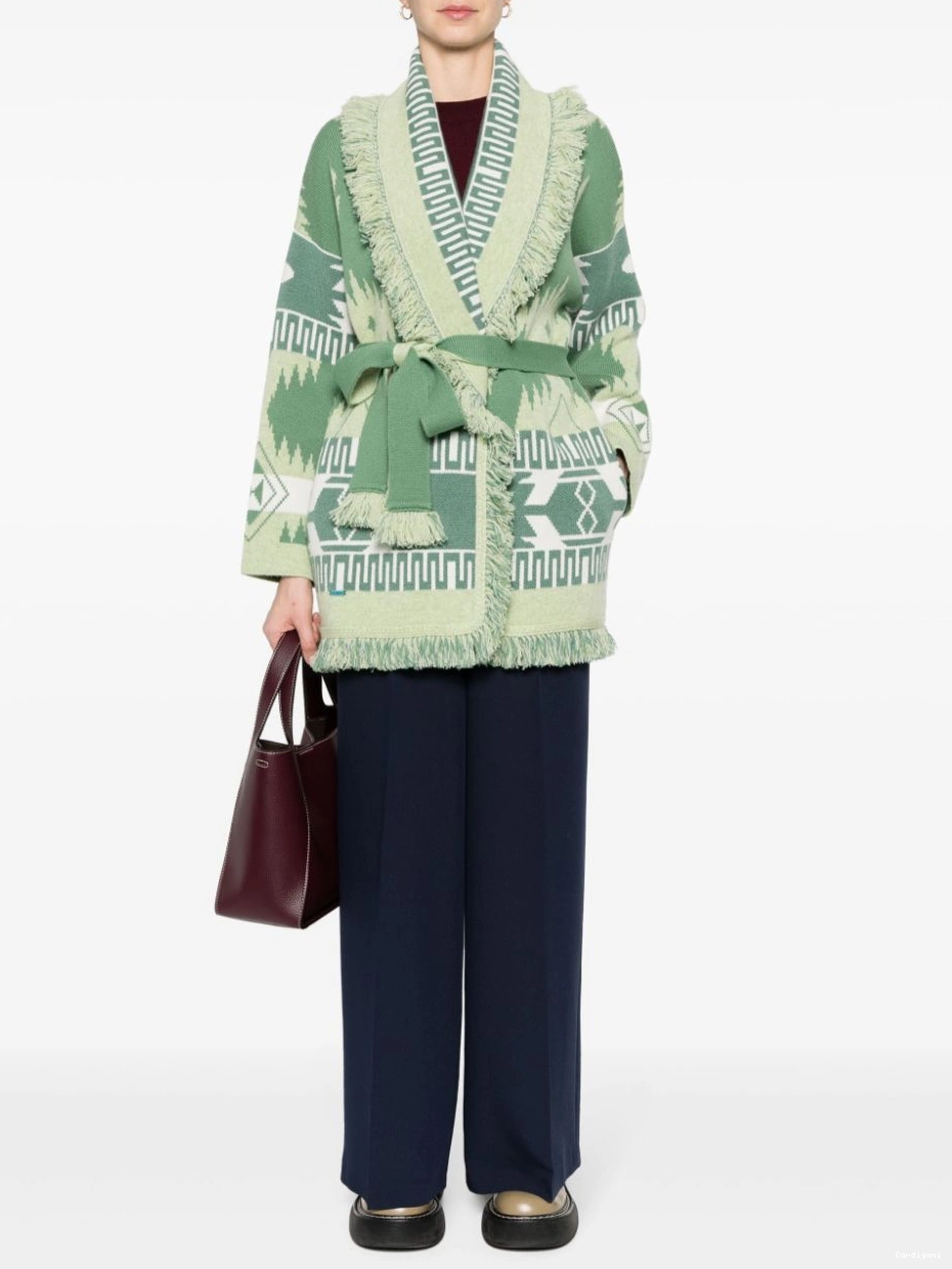 Affordable Alanui belted Icon cardigan Women cashmere 0813